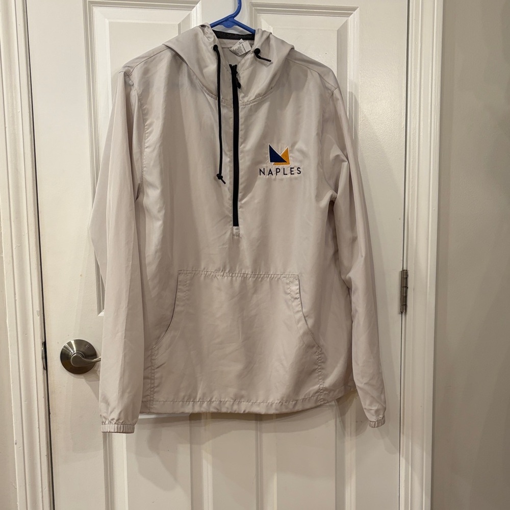 Naples Beige Women's Hooded Windbreaker